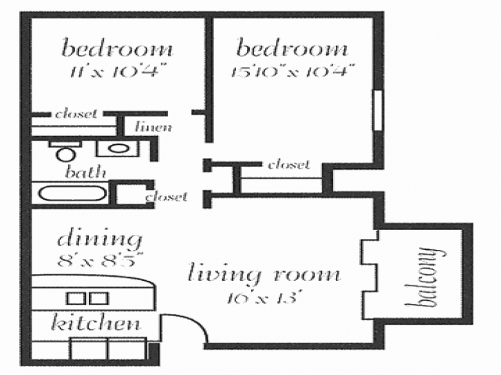 Amazing 2 Bedroom House Plans 800 Sqft Unique Plan House With Two Bedroom Simple House Plan With 2 Bedrooms In 800Sft Image