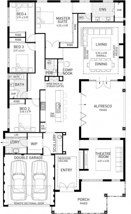 Amazing Baby Nursery. Single Story Floor Plans: The Best Single Storey House Single Story House Floor Plans Australia Image