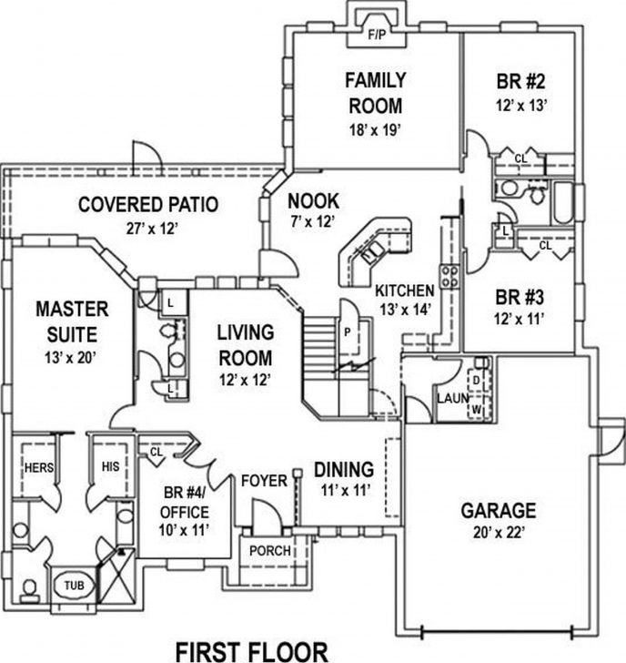Amazing Draw Simple Floor Plan Online Free | Home Design Free Simple 4 Bedroom House Plans Picture