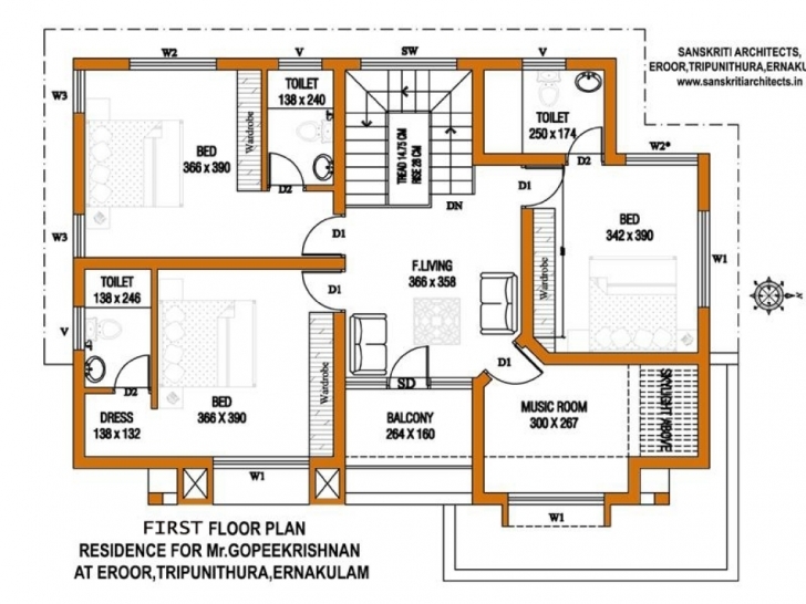 Amazing Home Design And Plans Kerala House Plans With Estimate For A 2900 Kerala Home Design Plans With Photos Photo