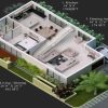 15*60 Duplex House Plan 3D