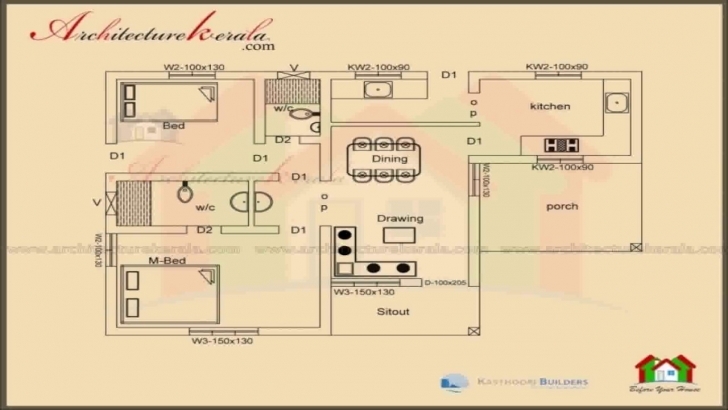 Amazing House Plans Kerala Style 1200 Sq Ft - Youtube 1500 Sq Ft House Plans Kerala Style Image