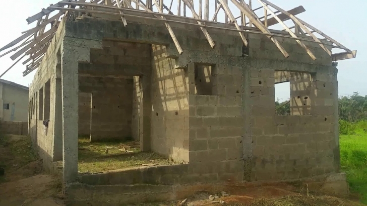 Amazing How To Build A Big House On A Half Plot In Nigeria - Youtube Building On Half Plot Of Land Photo