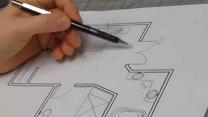 Amazing How To Draw An Architectural Interior Elevation - Youtube Simple Plan Section Elevation Drawings Picture