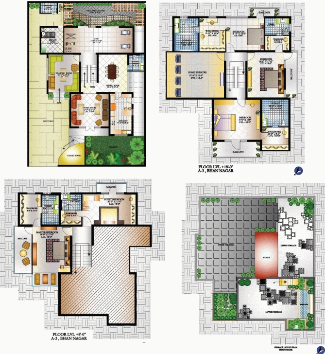 Amazing Luxury Bungalow House Plans - Homes Floor Plans 3 Bedroom Bungalow Floor Plan India Photo