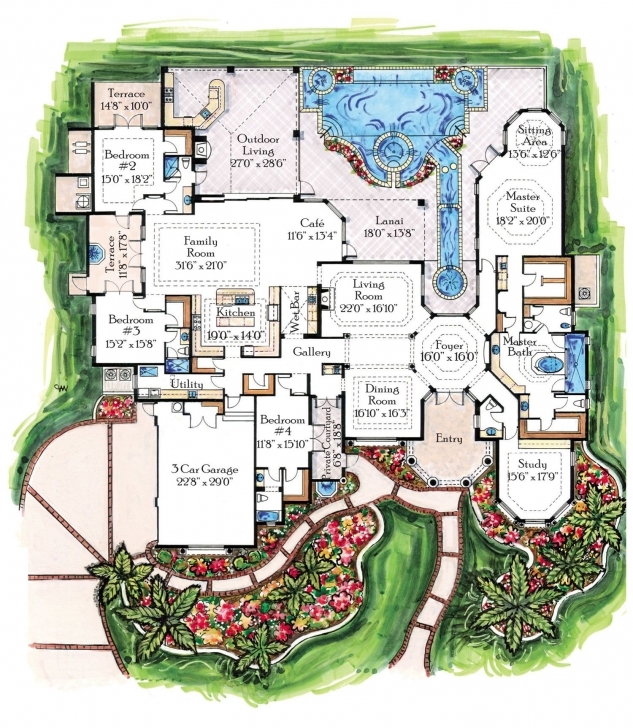 Amazing Luxury Homes And Plans, Designs For Traditional Castles,villas Luxury House Plans Photo