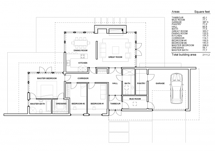 Amazing Modern Single Story House Plans Modern House Modern Single Story In Modern House Floor Plans Single Story Image