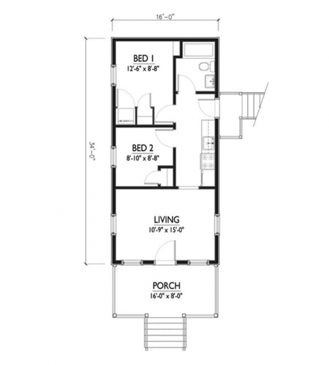 Astonishing 16 X 50 Floor Plans Homes Zone Beautiful 16×36 - Home-Improvements 16 By 50 House Plan Photo