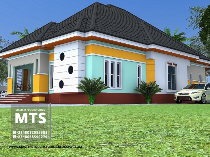 Astonishing 3 Bedroom Bungalow Pictures Of Beautiful House Or Half A Plot In Nigeria Image