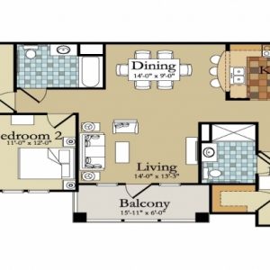 Modern 3 Bedroom Building Plan