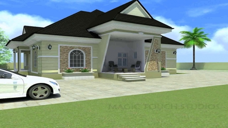 Astonishing 4 Bedroom Bungalow House Plans Uk - Youtube 4 Bedroom Bungalow Pic