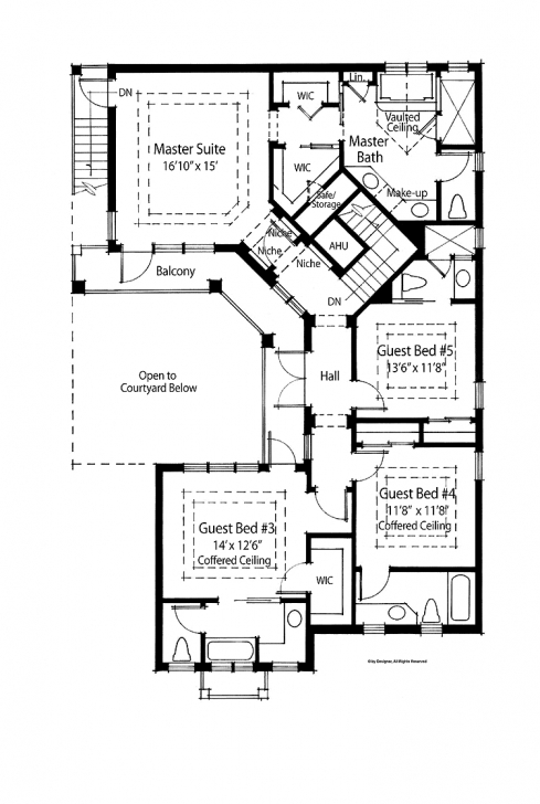 Astonishing 4 Bedroom Luxury House Plans • Bedroom Ideas 4 Bedroom House Floor Plans In Ghana Photo