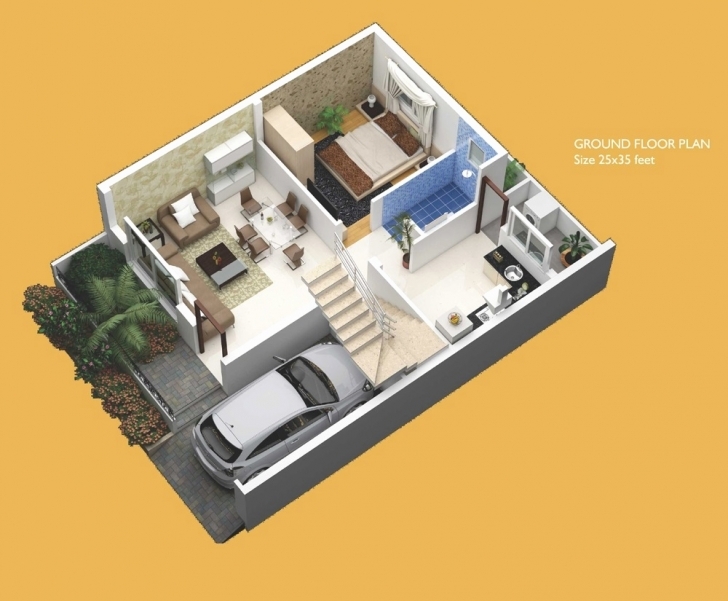 Astonishing 50 Unique 20X30 House Plans Homes | Home Inspiration 20X30 3D House Plans Image