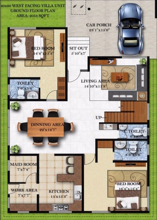 Astonishing Bedroom : Duplex House Plans N Style Youtube Duplex West Facing 30 22*40 House Plan West Facing Pic