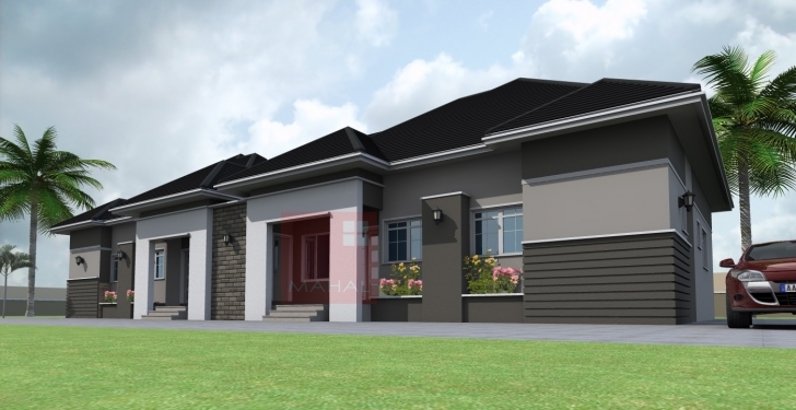 Astonishing Contemporary Nigerian Residential Architecture: 3 Bedroom Semi Pictures Of Modern 3 Bed Rooms Houses In Nigeria Image