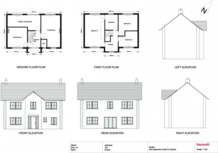 Astonishing Draw House Plan - Tiny House 2D House Plan Pic