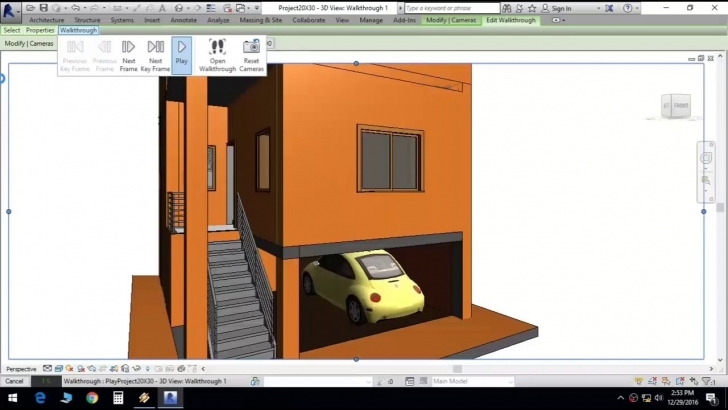 Astonishing Duplex House Plan In 20X30 Site With Car Parking And 2 Master 15 * 45 House Plan 3D Photo