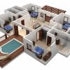 Fantastic 3D Modern House Plan