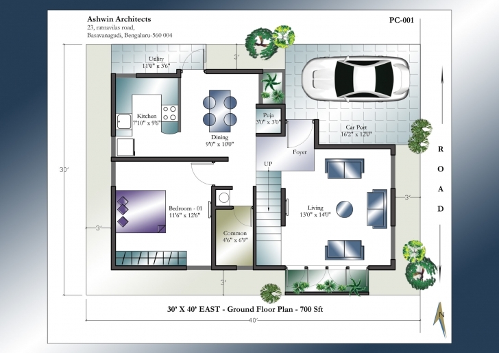 Astonishing Home Plan East Facing New 30 X 40 House Plans East Facing House Plan 30 X 40 Duplex House Plans East Facing Pic