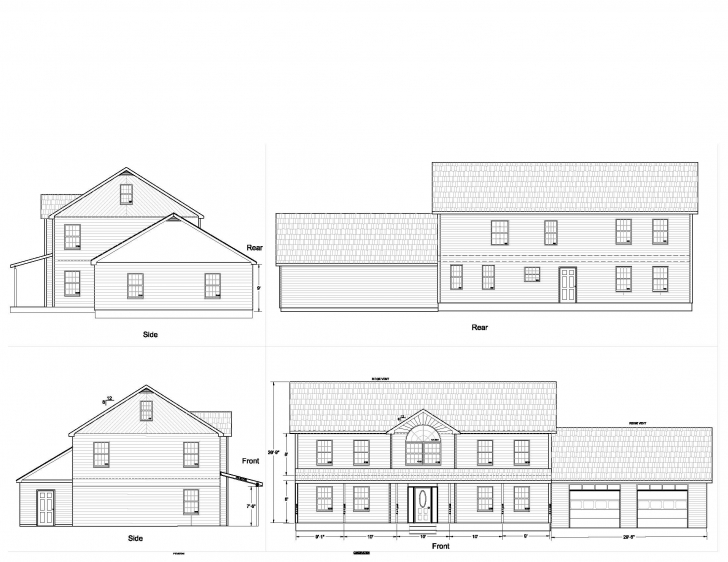 Astonishing House Plans Elevation Floor Plan North Arrow Model - Building Plans House Planning With Elevation Image
