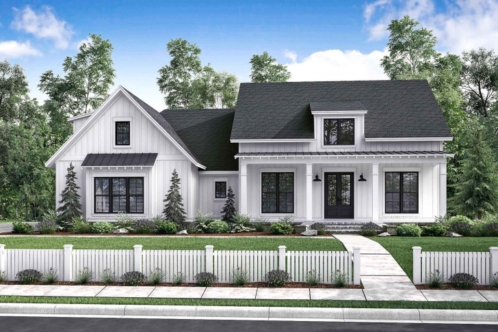 Astonishing Modern Farmhouse Plans Pinterest Also Highland Court House Plan Modern Farmhouse Plans Pinterest Image