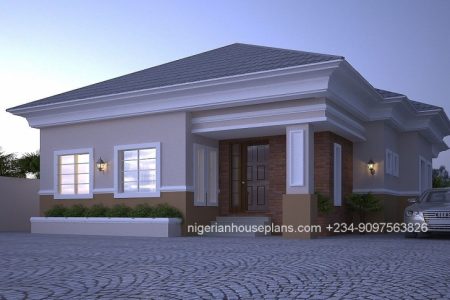 Architectural Designs For 4 Bedroom Bungalow In Nigeria