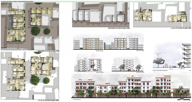 Awesome Archiprix Project: P15-2458 Economically Weaker Section Housing Plans Picture