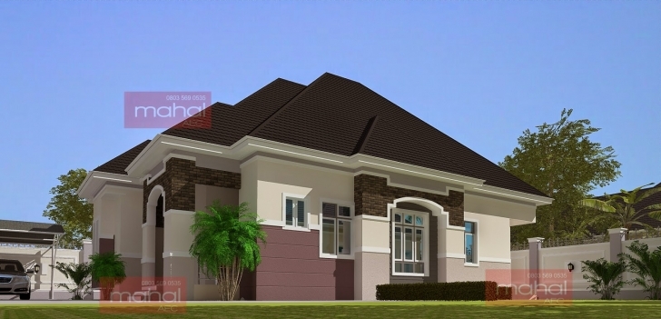 Awesome Contemporary Nigerian Residential Architecture: 3 Bedroom Bungalow Nigerian Residential Flats Image