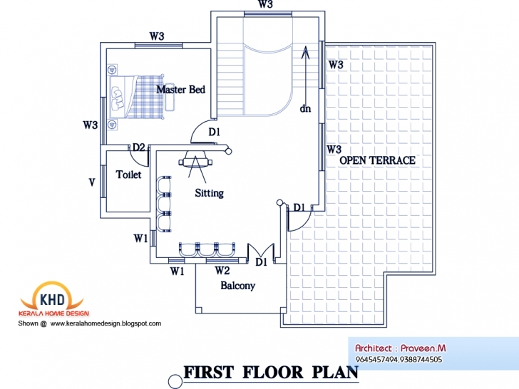 Awesome Home Architecture: Bedroom Home Plan Elevation Kerala Design Floor Civil Design House Pic