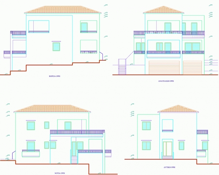 Awesome House Plan Lovely Design Modern Floor Plans And Elevations 9 Plan Modern Plan And Elevation Image