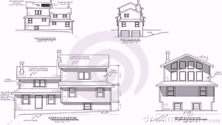 Awesome House Plans Elevation Section - Youtube Residential Building Plan Section Elevation Photo