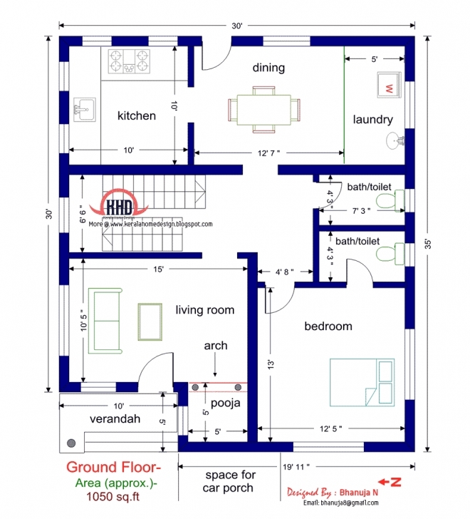Awesome Kerala Style House Plans Below 800 Sq Ft - Homes Zone 800 Sq Ft House Plans Kerala Style Picture