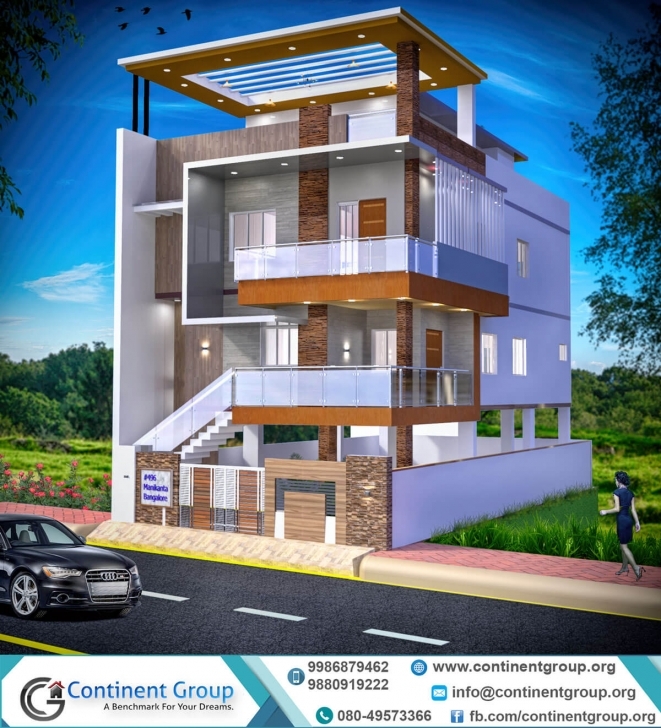 Awesome Project Gallery-Building Elevation-3D Floor Plan-Interior Design Modern 3D Elevation Image