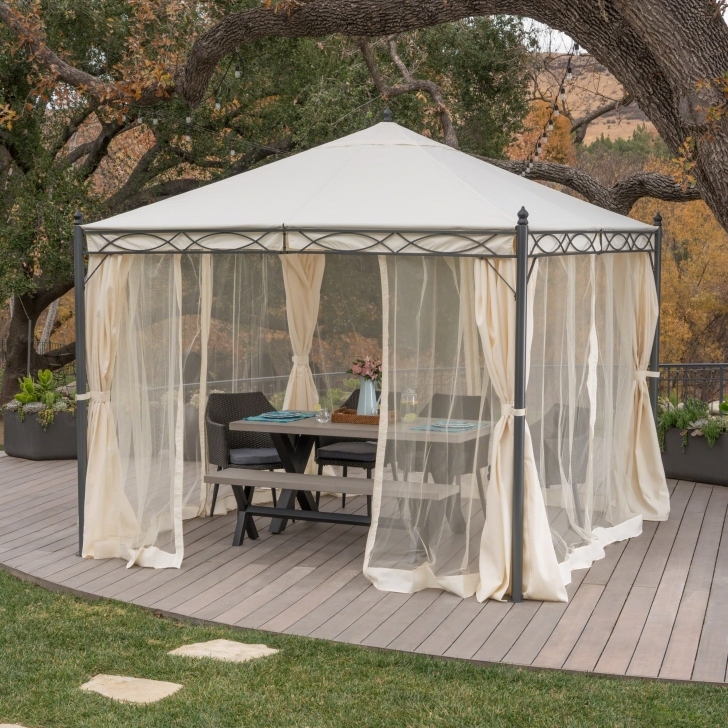 Awesome Sicilia Outdoor Steel Gazebo By Christopher Knight Home - Free Steel Gazebo Against House Pic