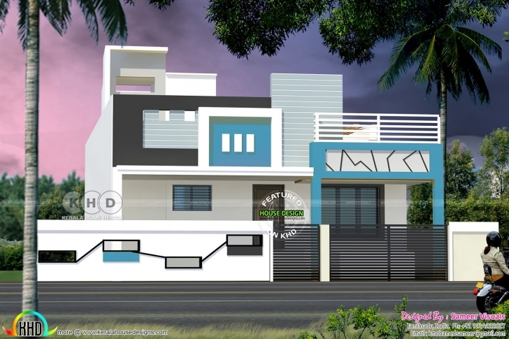 Awesome Single Floor South Indian Style 1100 Square Feet Home | Kerala Home South Indian Single Floor Home Picture