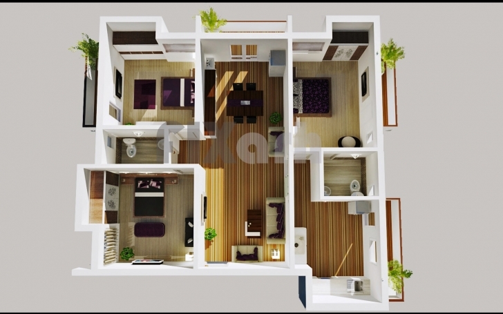 Awesome Three Bedroom Flat Interior Designs Bedroom Expansive 3 Bedroom Modern 3 Bedroom Flat Plan Pic