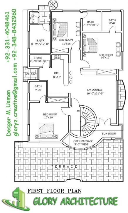 Best 14 Best 1 Kanal House Plan Images On Pinterest | 3D House Plans 1 Kanal House Plan Pic