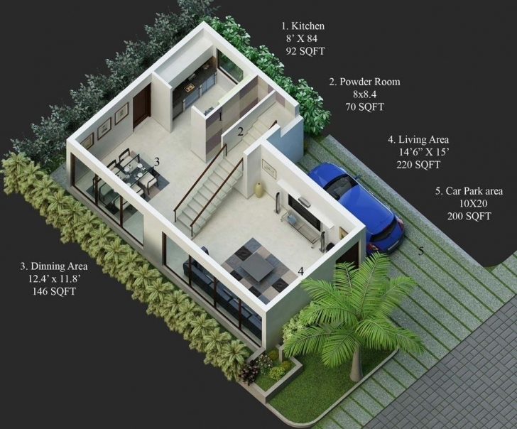 Best 30 40 Site Duplex House Plan Rare Fresh In Luxury North Plans 20*30 Duplex House Plans 3D Photo