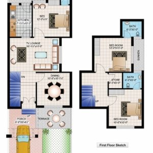 6 Marla House Design Pictures In India