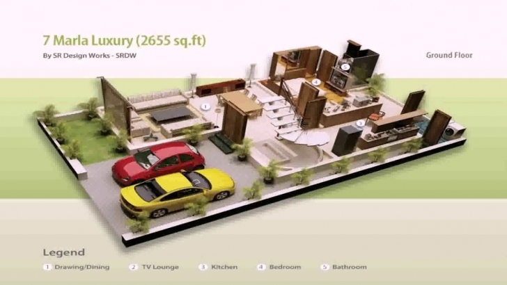 Best 7 Marla House Map Design Pakistan - Youtube 7 Marla House Map Image