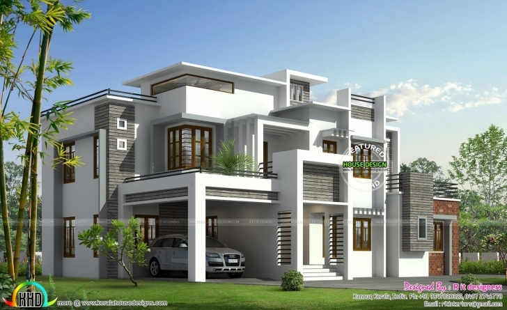 Best Box Model Contemporary House Kerala Home Design And | Cool House Contemporary House Model Kerala Picture