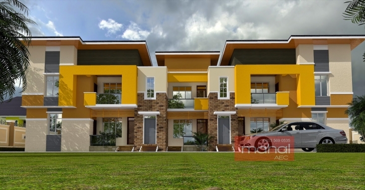 Best Contemporary Nigerian Residential Architecture How Many Blocks Can Build Three Bedroom Flat Pic