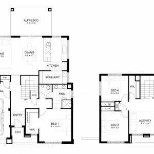 Simple Double Storey Plans