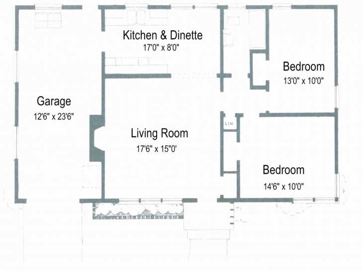 Best Floor Plans Without Garage Luxury Simple House Plan With 2 Bedrooms Simple House Plan With 2 Bedrooms And Garage Image