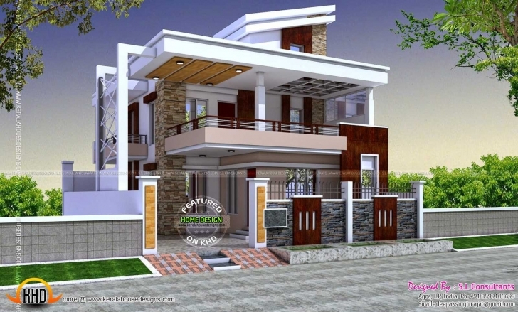 Best Fresh Indian Home Exterior Designs Gallery | Homeideas Indian House Photo Gallery Picture