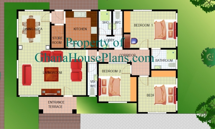 Best Home Architecture: Ghana House Plans Nigeria Plan First Floor Modern Nigerian 2-Story House Plans Image