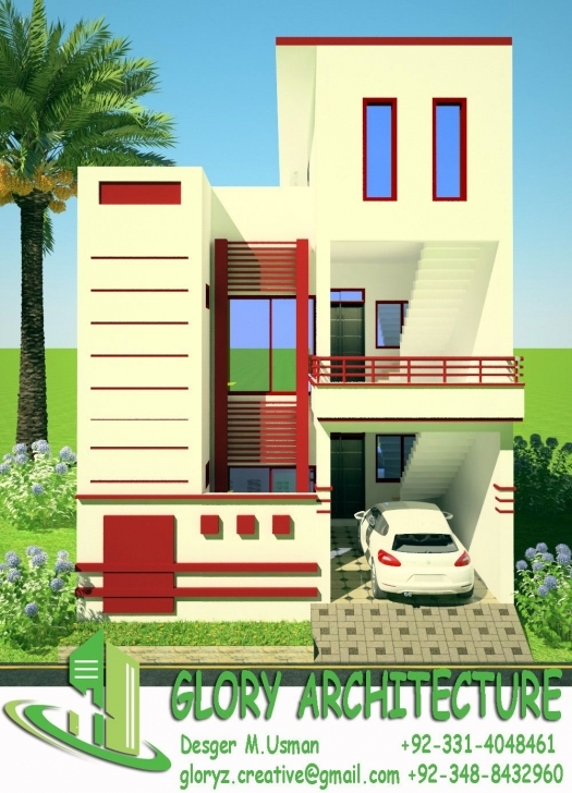 Best House Elevation, Front Elevation, 3D Elevation, 3D View, 3D House Front Elevation For North Facing Ho Image