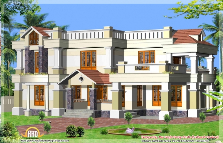 Best House Elevation Kerala Style | The Base Wallpaper Kerala House Front Elevation Designs Pic