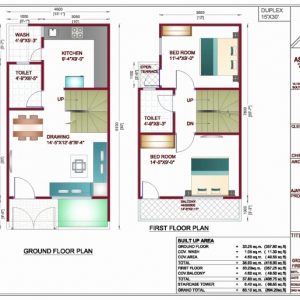 House Plan 20 X 50 Sq Ft