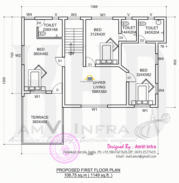 Best House Plan Elegant Front Elevation Designs And Plans | Home Design Simple Model Plan And Elevation Section Photo